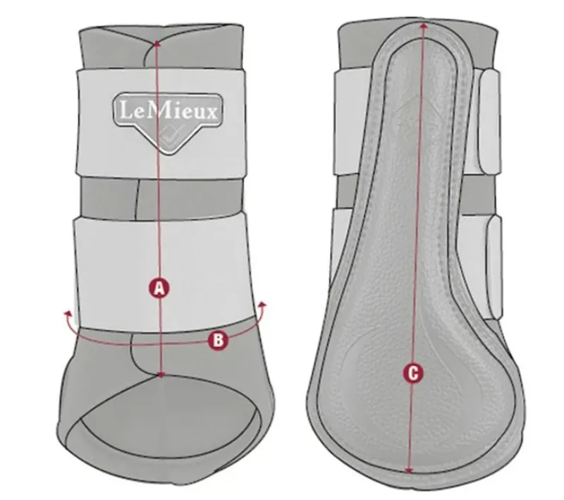 LeMieux Grafter Brushing Boots in Sienna